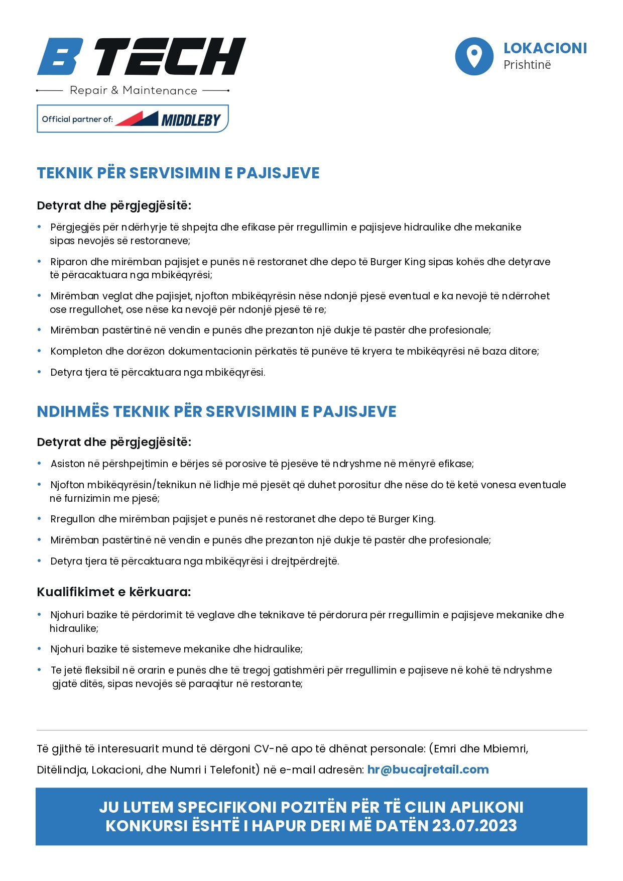 Teknik per servisimin e pajisjeve